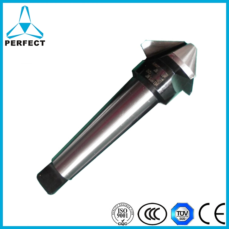 DIN335D 90 Degree 3 Flute HSS Countersink Drill Bit with Morse Taper Shank for Metal Deburring