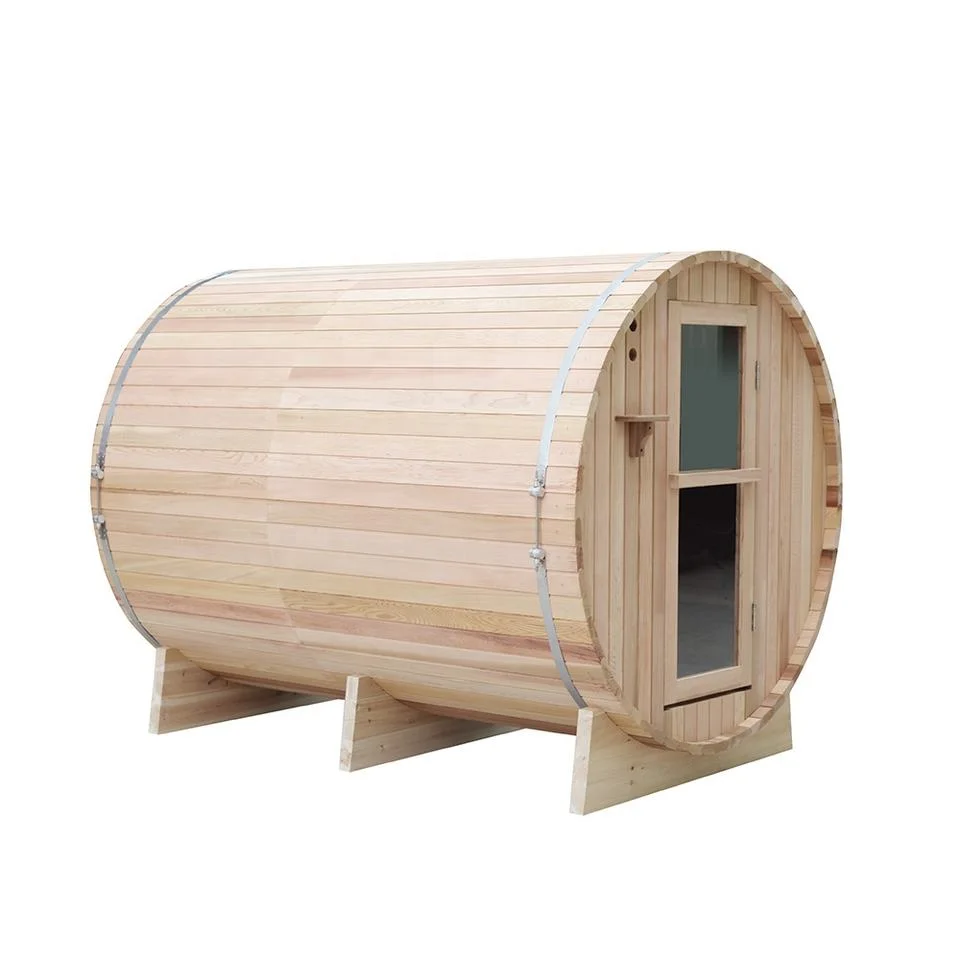 Outdoor Deluxe Dry Steam Mini Sauna Room Barrel Sauna Room