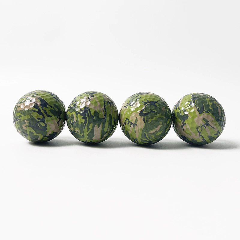 Fabricant Golf Gift Golf ball avec motif camouflage impression cadeau Balle pour amis