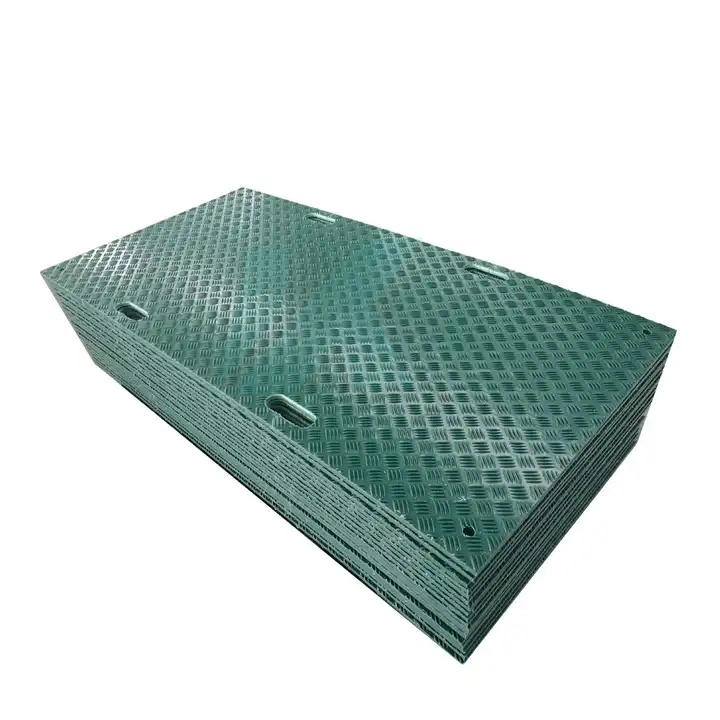 4X8 HDPE Track Road Floor Temporary Ground Mat Protection Road Mats