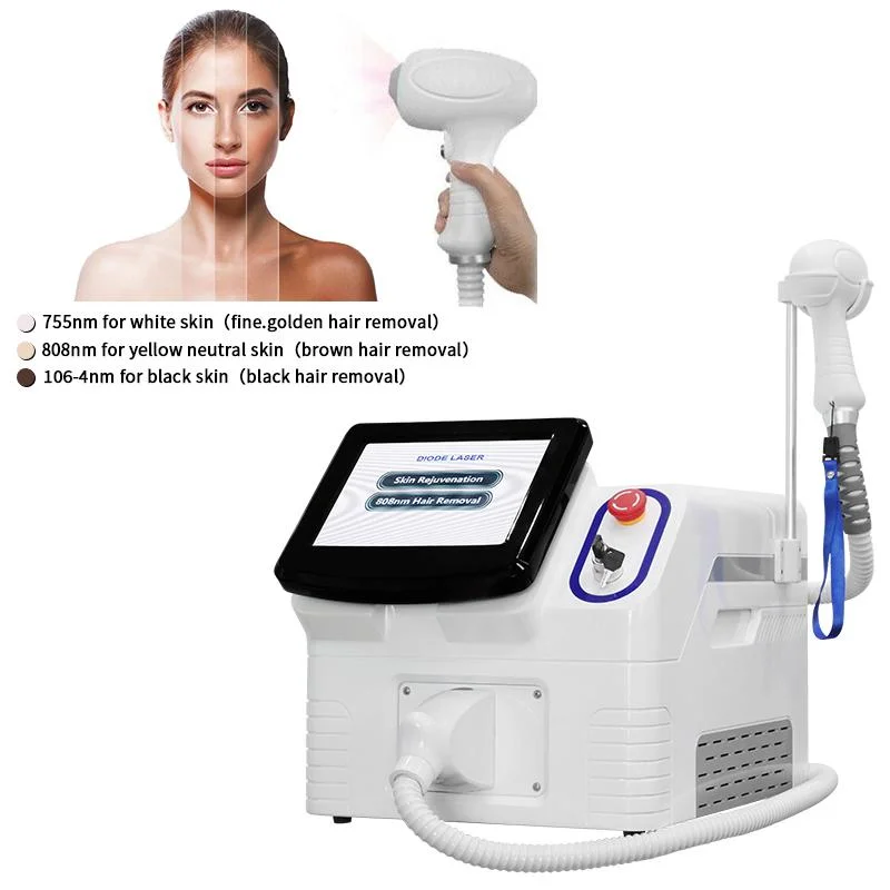 Approved Medical CE 808 Laser Hair Removal Apparatus 755 808 1064nm Diode Laser Hair Removal