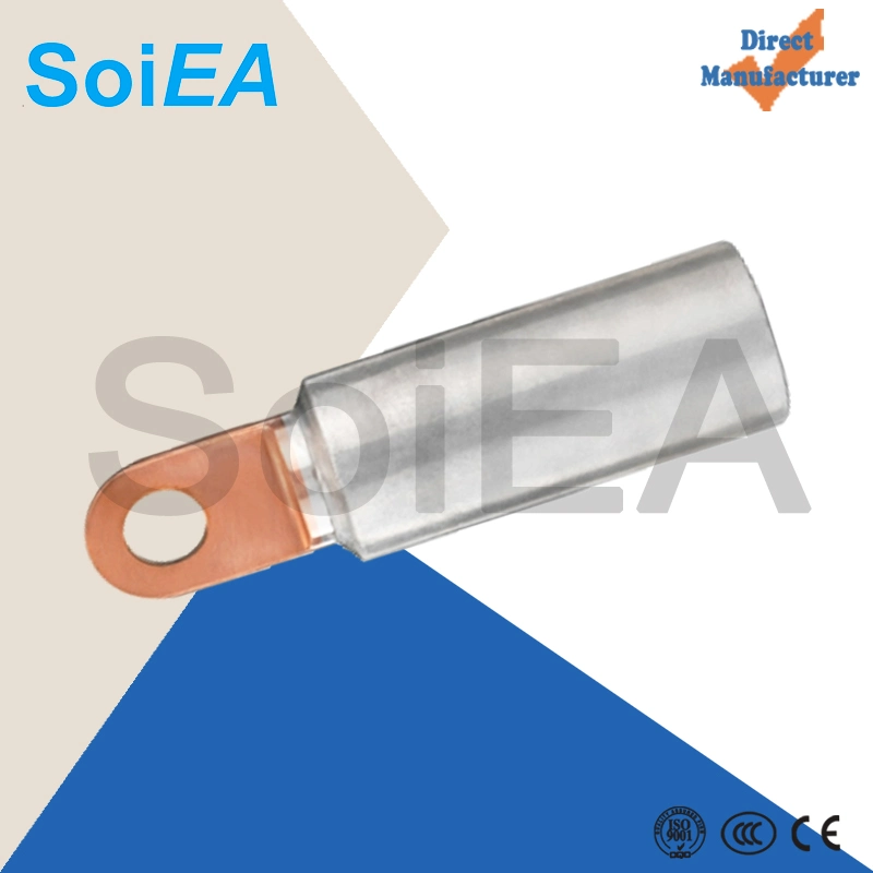 DTG Copper Tinned or No-Tinned Lugs, Cable Connector Terminal DTG Type Copper Cable Lug Copper Terminal Crimping Lugs