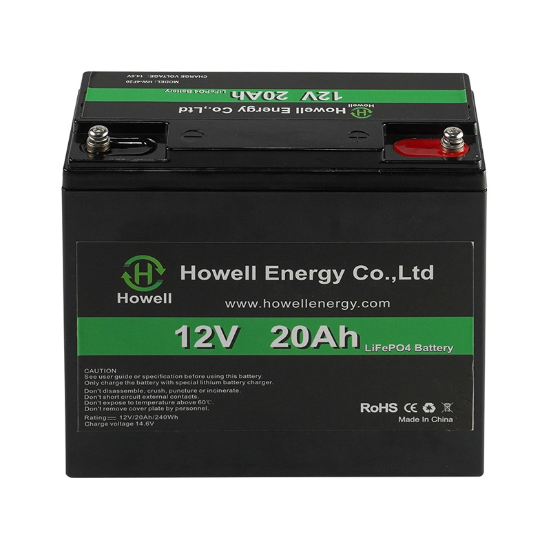 12V 20ah 12.8V Lithium Iron Phosphate LiFePO4 Battery for Solar