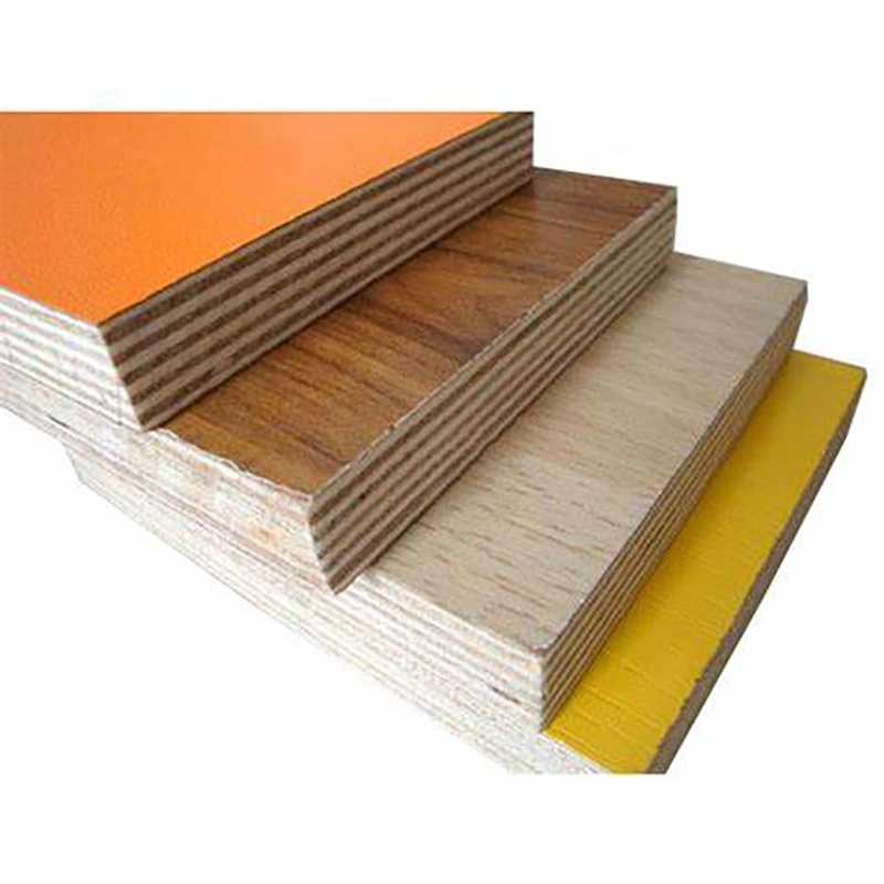 Embossed Surface 15mm Cheap High Gloss White Waterproof Melamine Laminated Veneer Plywood Finger Joints Sheets Wood Industry