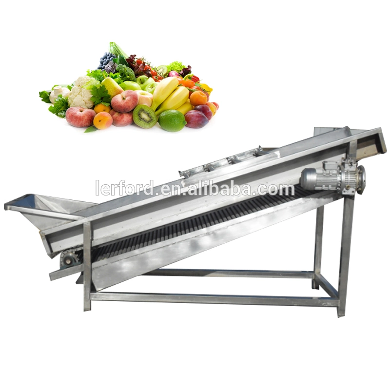 Automatic High Pressure Spray Vegetable Washing and Elevator Machine