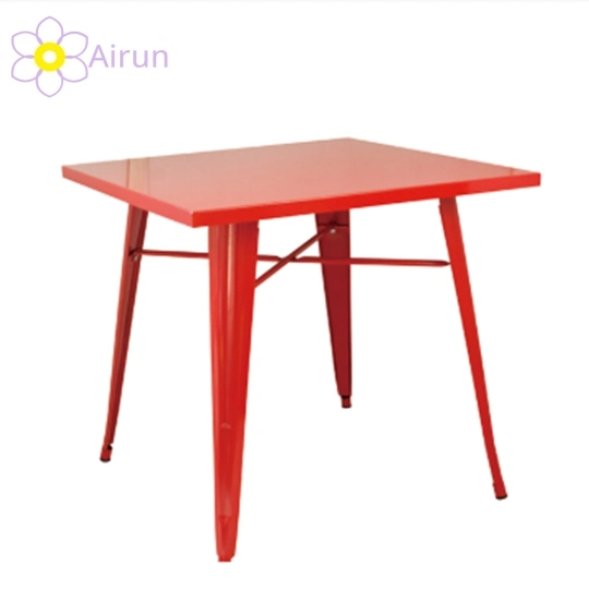 Wholesale/Supplier Dining Room Used Restaurant Vintage Industrial Metal Frame Dining Used Tables and Chairs for Restaurant