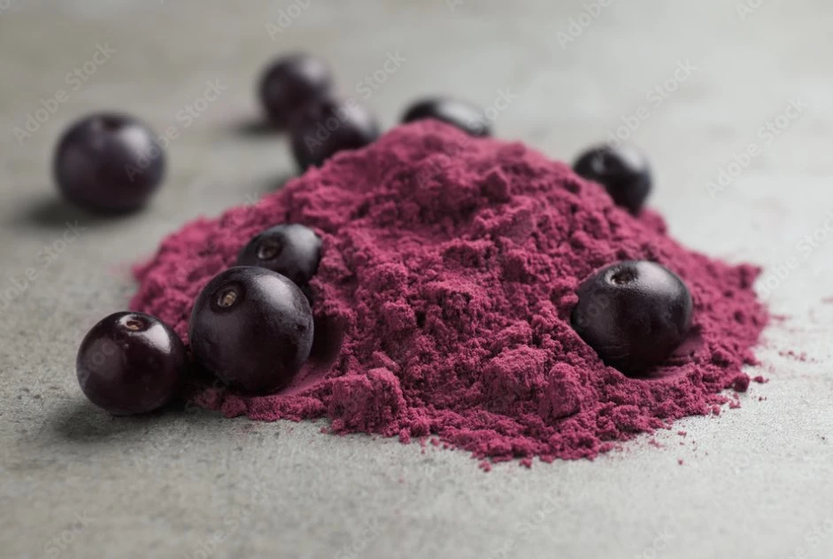 Super Food de sumo orgânico vermelho com as melhores provas