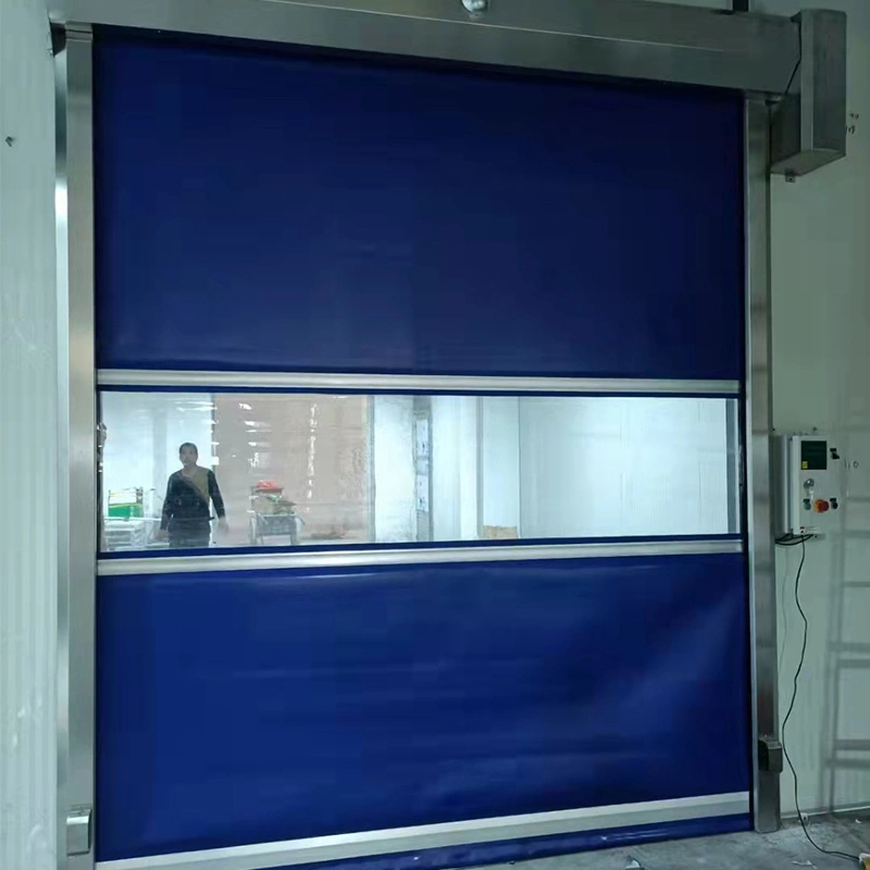 Industrial Automatic Plastic PVC Fast Rapid Roller Shutter Doors