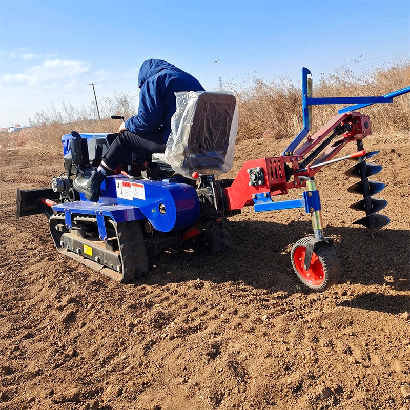 25HP Power Farm Cultivator Rotary Tiller Agricultural Mini Crawler Tractor
