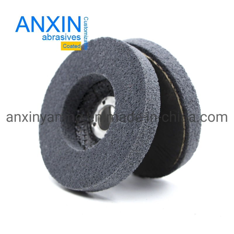 100*16mm Glass Polishing Wheel Non-Woven Unitized Flap Grinding Wheel