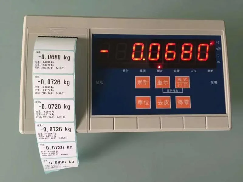 Водонепроницаемый индикатор взвешивания электронный указатель веса цифровой дешевые с принтер для этикеток