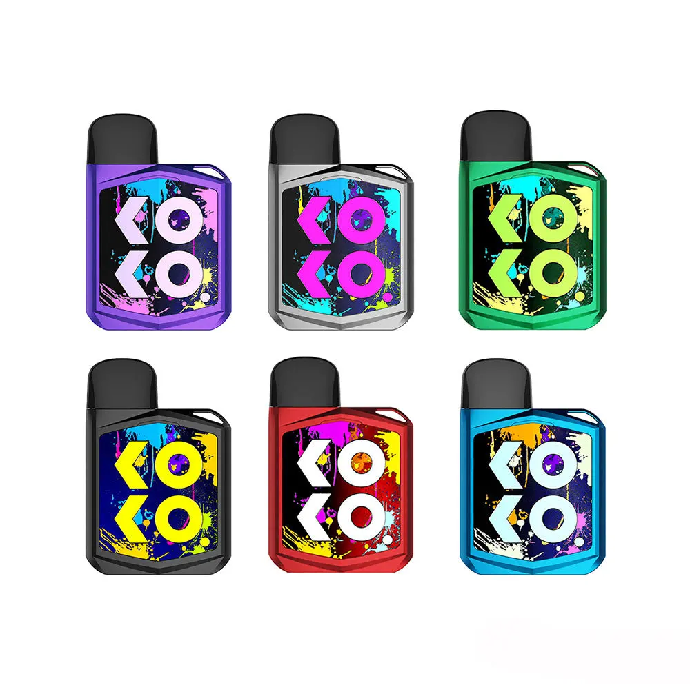 Uwell Caliburn Koko Prime Pod Kit Vape Powerful Battery Atomizer Starter Kit Juice Pod E Cigarette Fashion Electronic Cigarette Customize Pod System Uwell