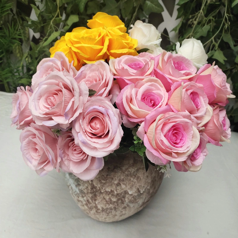 Real Touch Full Color Flower Wholesale Artificial Rose Flower Manufacturer