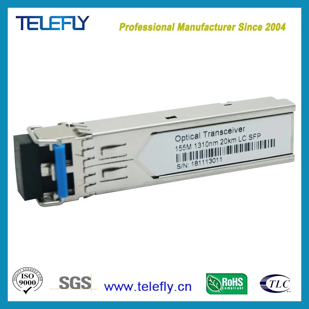 20km 155m LC SFP Transceiver Factory Optic Transceiver Price