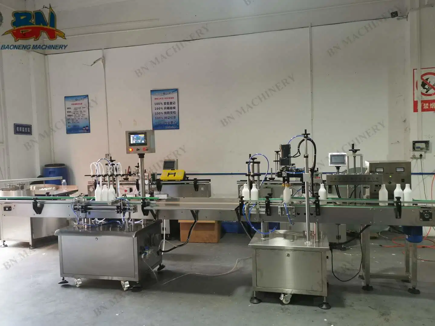 Auto Bottle Liquid Filling Machine with Capping Sealing Equipment