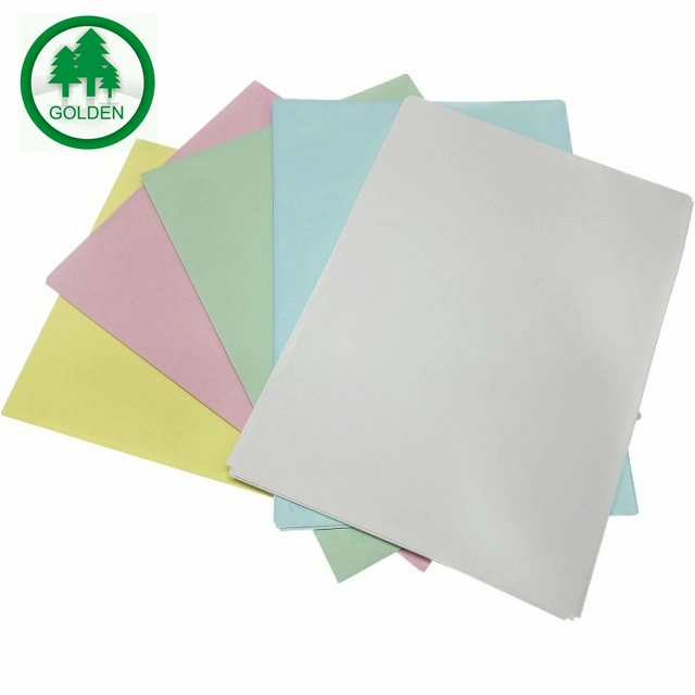 55g papel NCR/50g papel sin carbono/Azul/Rosa/CFB/CB/CF