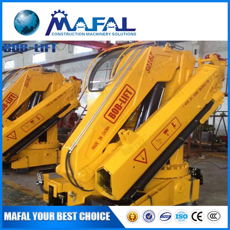 Chinese Knuckle Boom Hydraulic Truck Mounted Crane for Sale