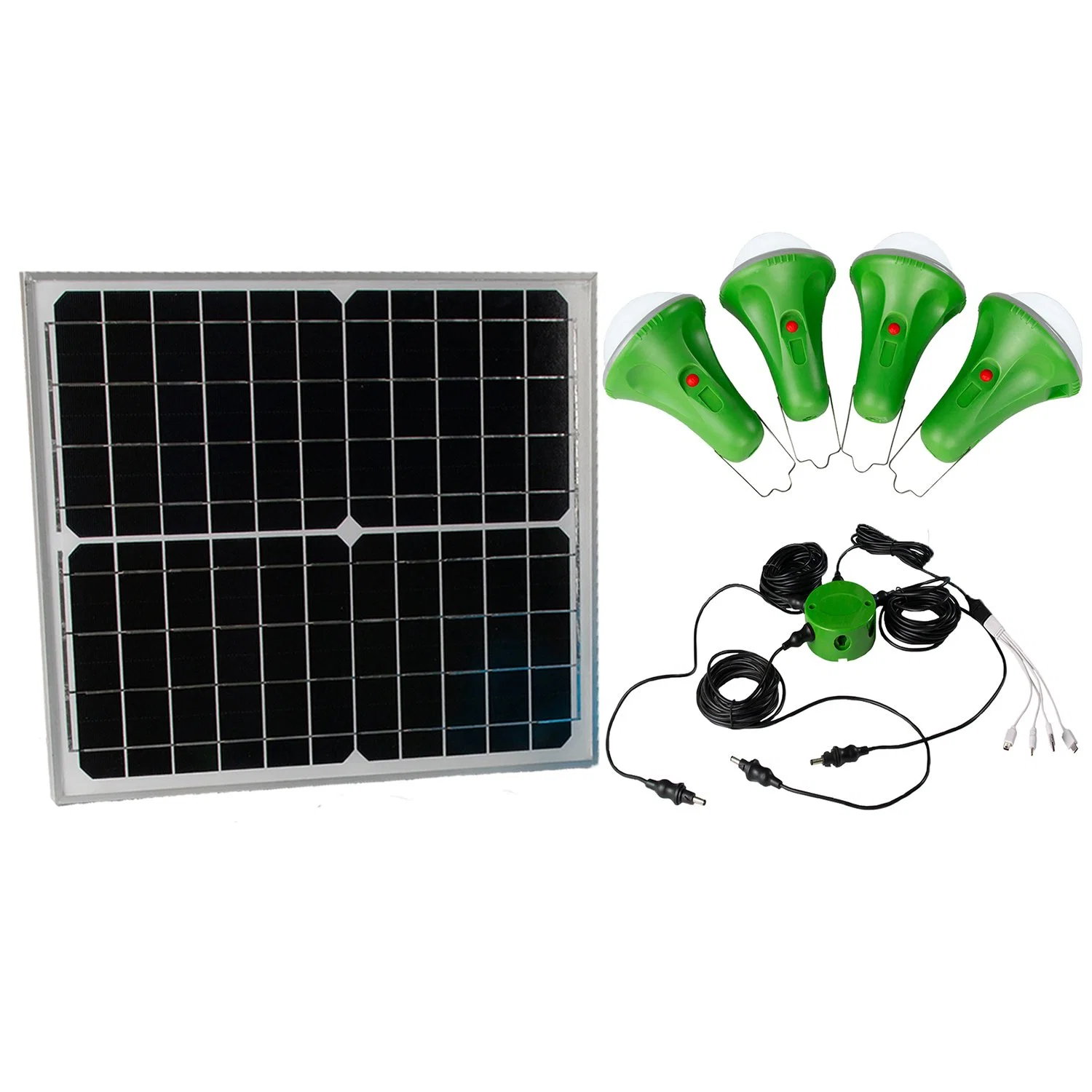 Global Sunrise Home Solar Energy System Lights Kit IP55 Waterproof Solar Light