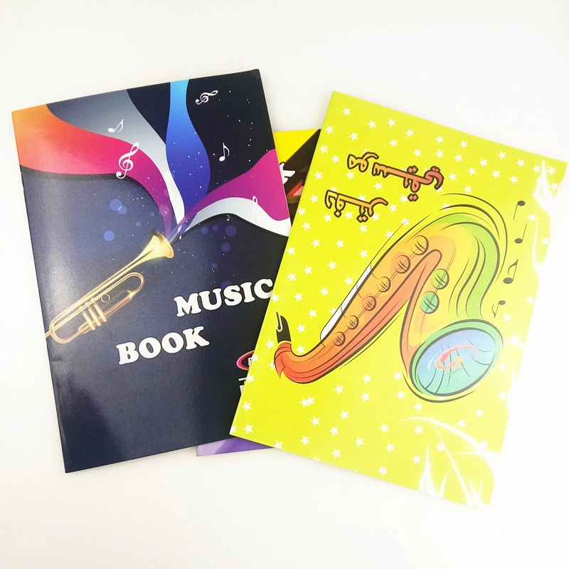 Music Exercise Book for Students Customised Logo and Size