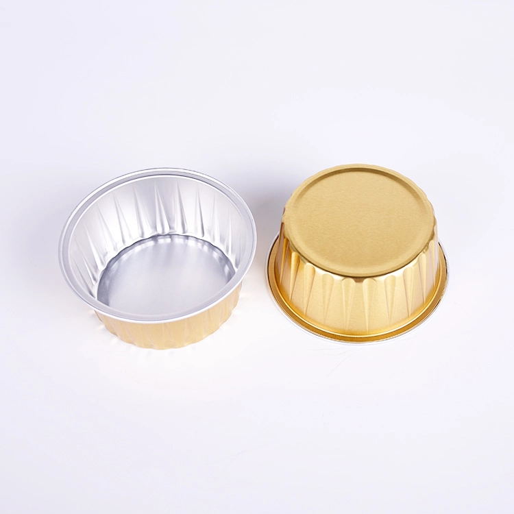 Disposable Aluminum Cup Baking Cheese Tray Foil Container Package Cake