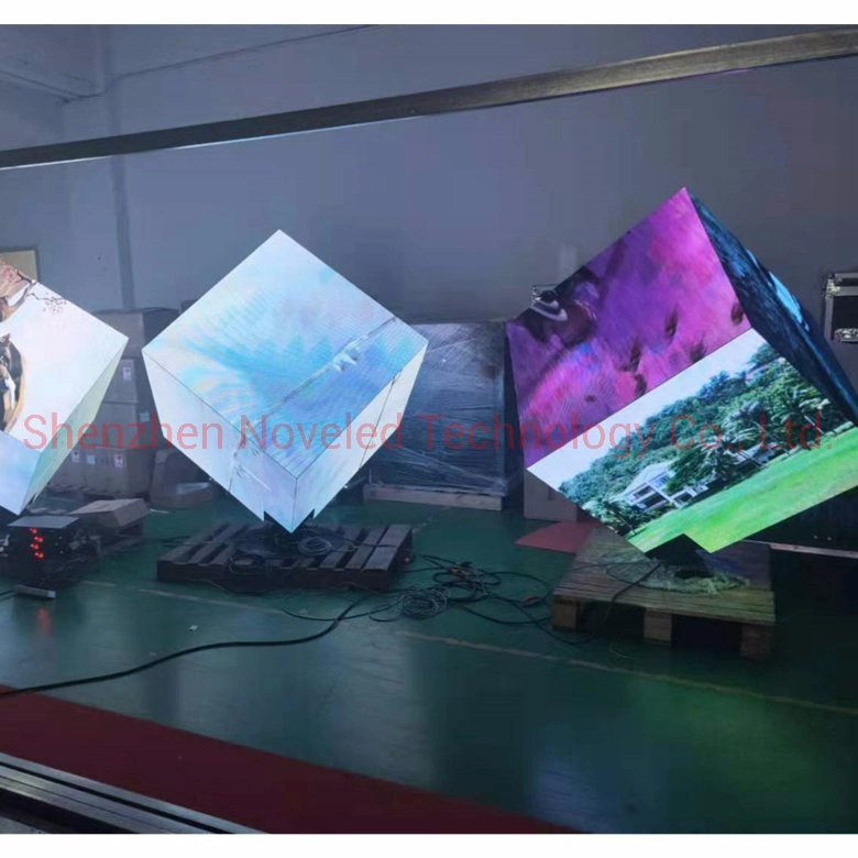 P2.5 /P2.97 /P3 Magic Cube DJ Cabinet Customize LED Display WiFi /USB Control Indoor or Outdoor Magic Cube Advertising Display