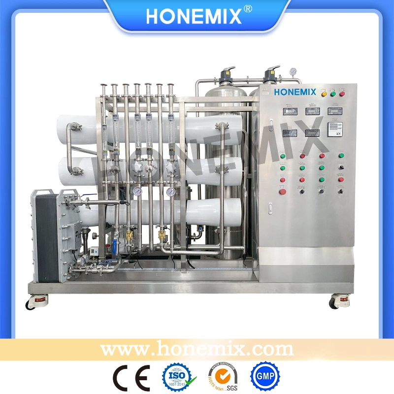 Hone Water Treatment Machinery Plant Reverse Osmosis Pure Water Filter System EDI Purified Water Machine / Equipment / System for Cosmetic Chemicals