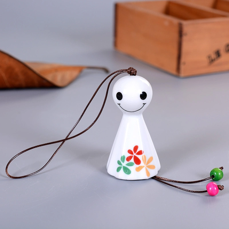 Sunny Day Doll Ceramic Wind Chime Hanging Decoration Chinese Style Business Gift