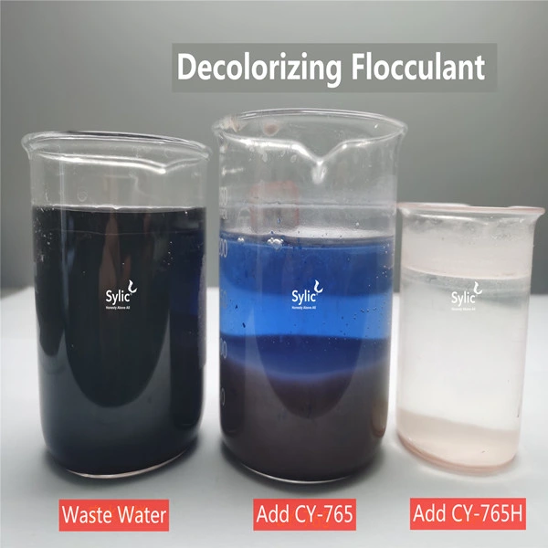 Floculante decolorante CY-765H/Electrónica/productos químicos Productos químicos de tratamiento de agua/agentes auxiliares de goma