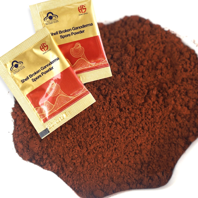 Manufacturer Organic Ganoderma Lucidum Lingzhi Reishi Mushroom Extract Spore Powder Healthcare Supplement Plant Extract