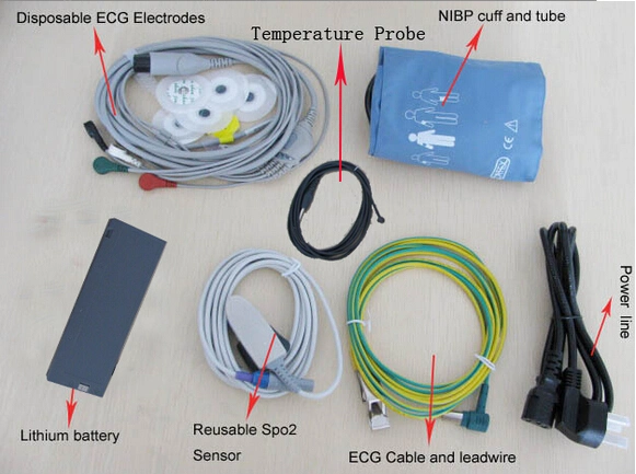 12 Inch Veterinary Monitoring Use Ew-P812V Multi-Parameter Patient Monitor