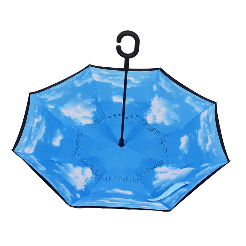 Hot Sale conception populaire parapluie droite inversée