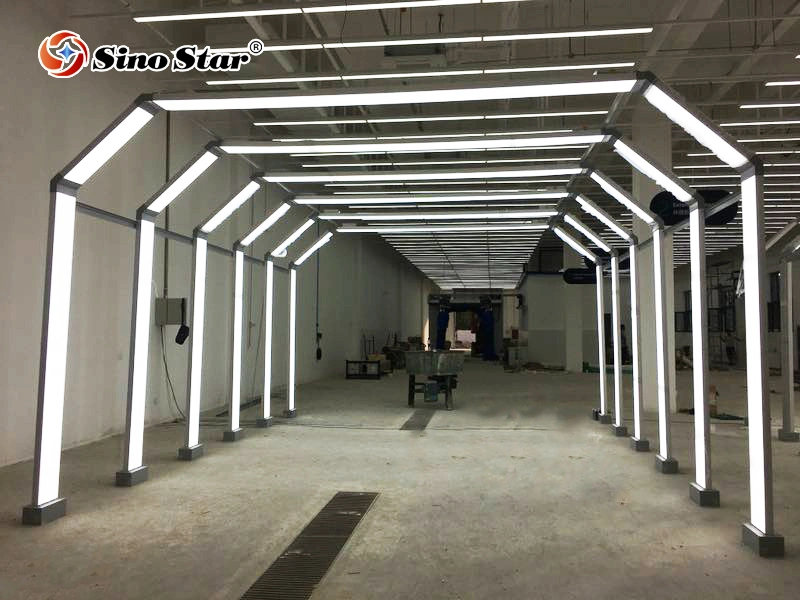 Sino Star Width 240mm High Power with Tunnel LED Work Light Lamp for Car Workshop and Wash Shop