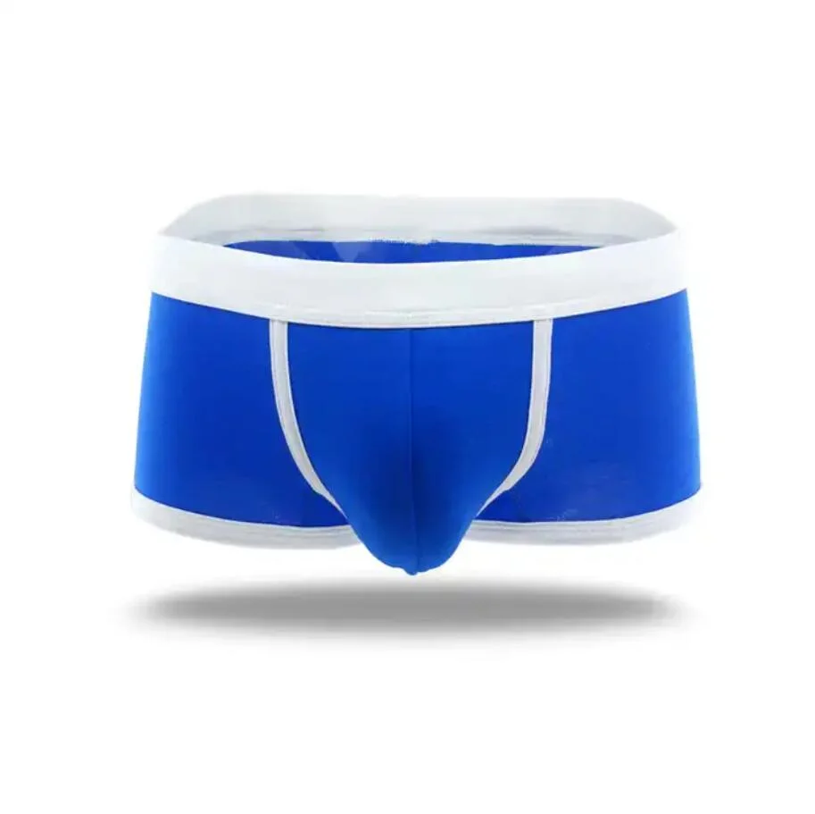 Custom Logo algodón Slandex elasticidad hombres ropa interior tejidos Bóxer Briefs Tipo