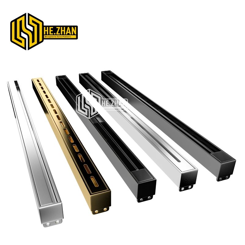 Stainless Steel 304 Copper Material Shower Floor Drain 304 Stainless Steel Long Shower Brass Linear Floor Drain