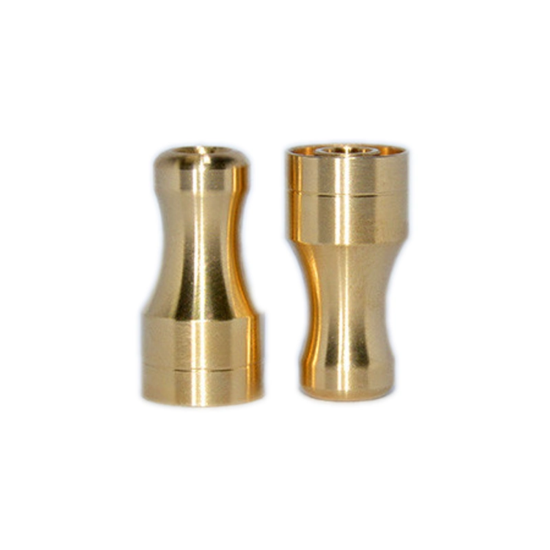 CNC Bearbeitungsteile Benutzerdefiniertes Gewinde Drip Tip Metall Mundstück Dual O Ringe Aluminium elektronische Zigarette Drip Spitze für 510 Gewinde Tanks/Rdas