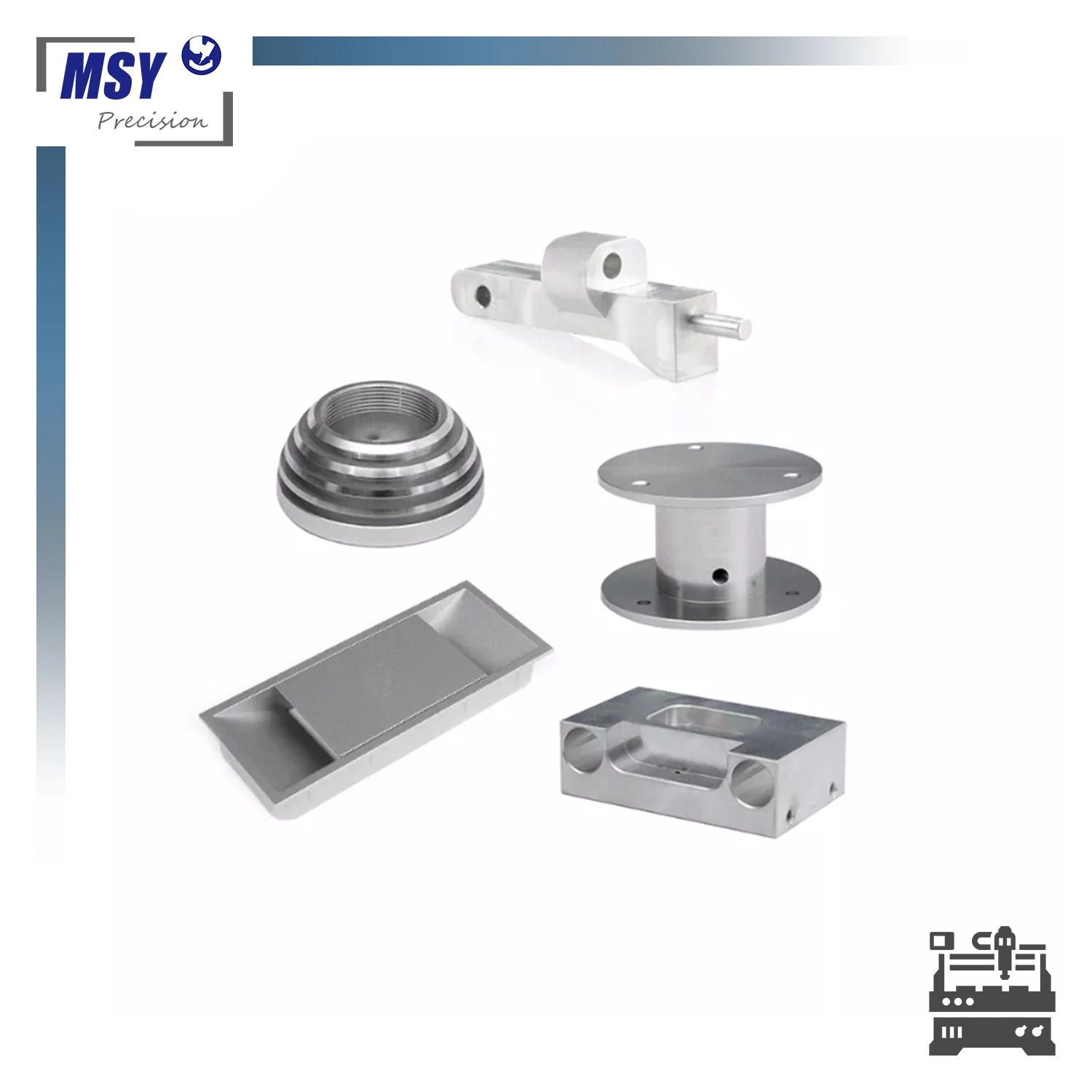 CNC Machining Fasteners Anodized Metal Precision Parts OEM Refrigeration Equipment Parts