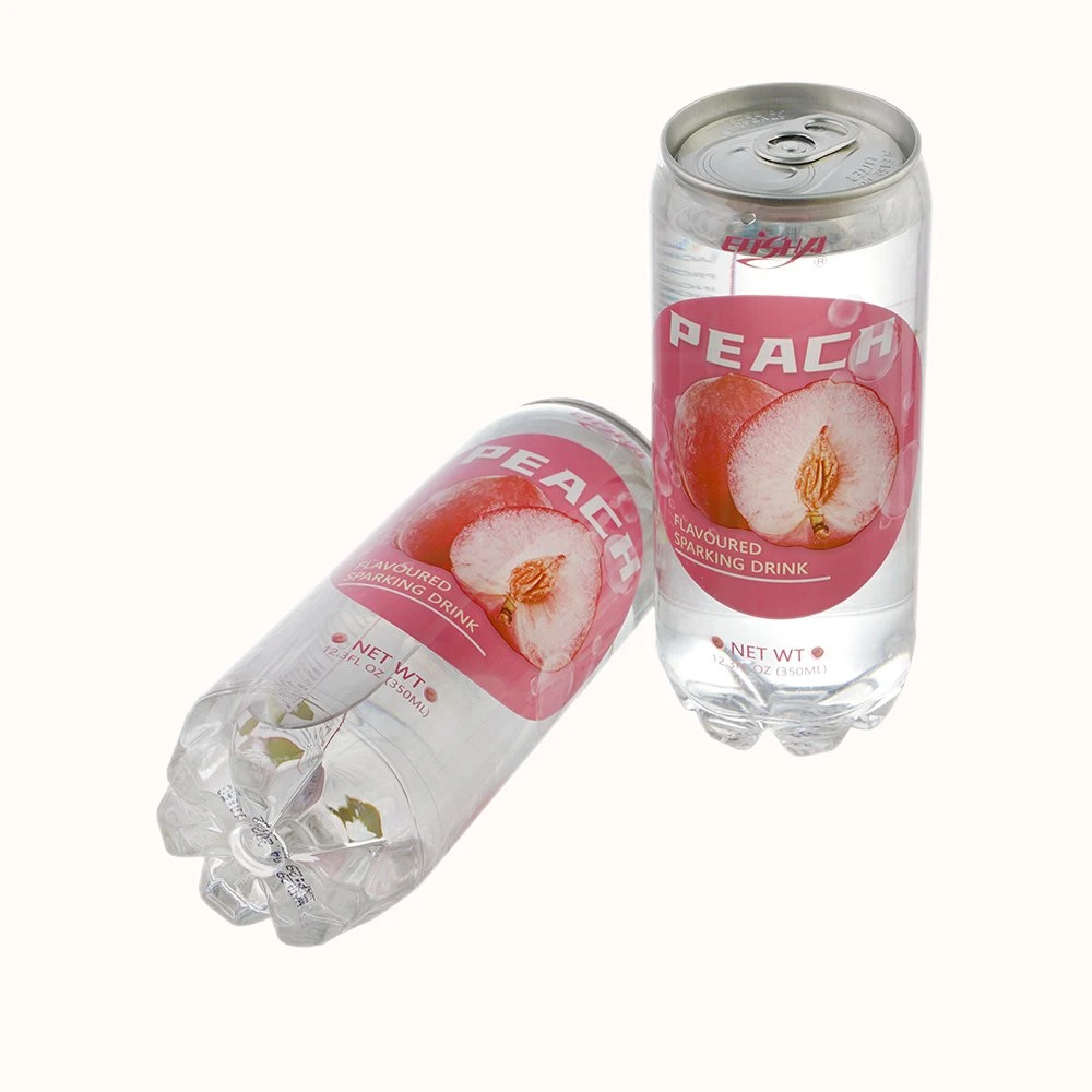 350ml Pet Can Peach Soda Water