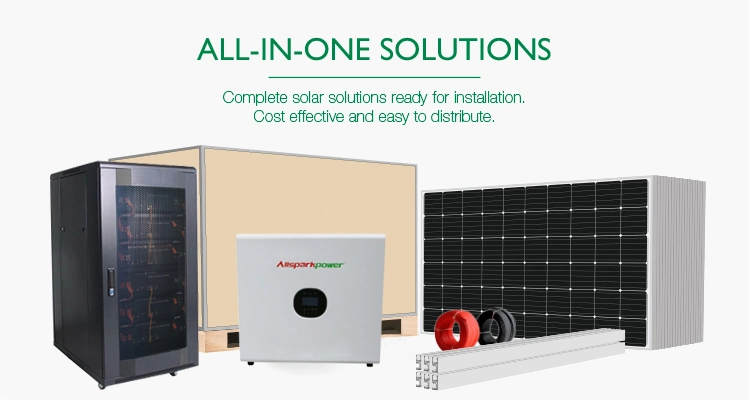 Allsparkpower All-in-One 5kwh Offgrid Solar Power System for Home Charging with Solar Panels