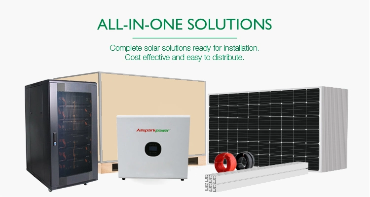 Allsparkpower All-in-One 5kwh Offgrid Solar Power System für das Laden zu Hause Mit Solarzellen