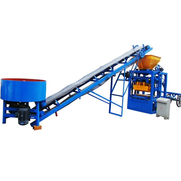 Concrete Solid Block Machine Qt4-24 Cement Hollow Block Making Machine Semi Automatic