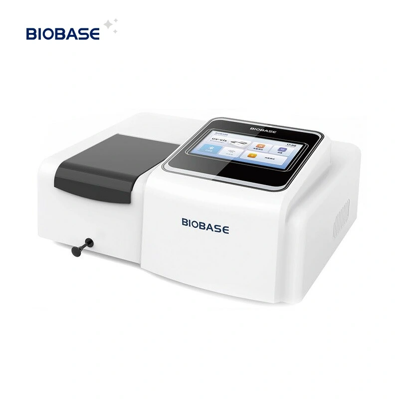 Lámpara de tungsteno Biobase7 pulgadas LCD Bk espectrofotómetro UV/Vis-UV1600g