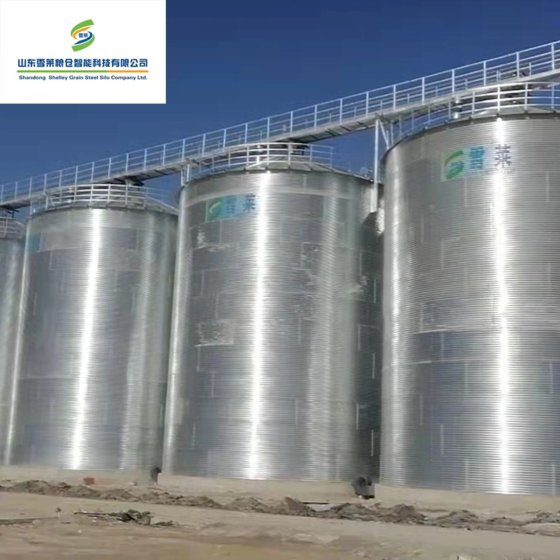 Assembly Bolts Corrugated Steel Silos Sheets Grain Silos for Maize Wheat Soya Beans Storage