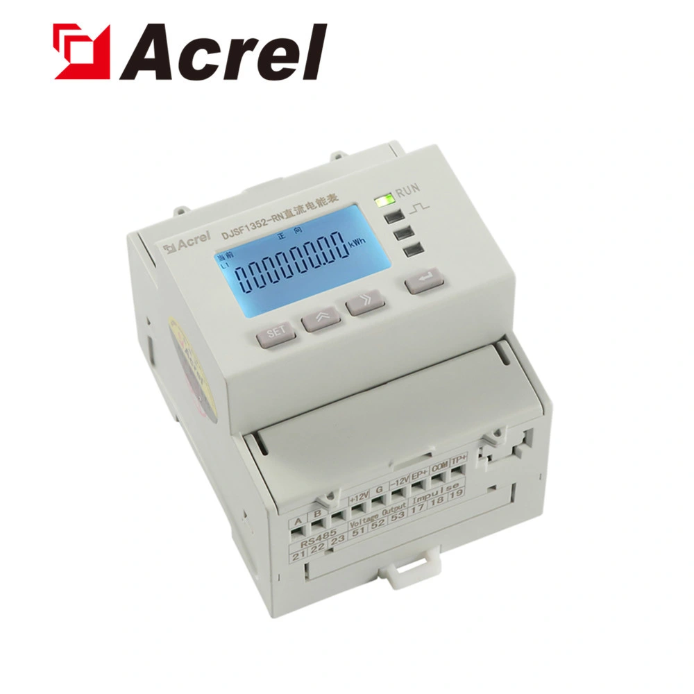 Acrel Djsf1352-RN Digital programmierbares DC-Leistungsmessgerät für DIN-Schiene mit RS485 Modbus