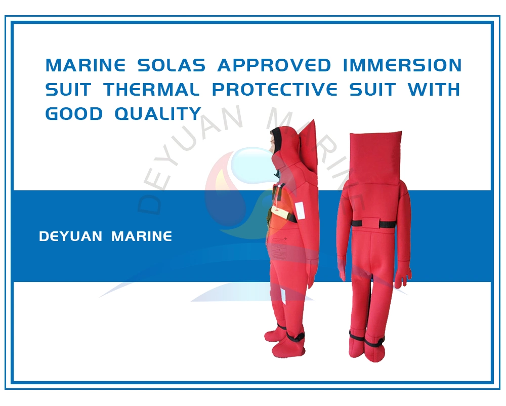 Solas Marine Safety Thermal Insulation Protective Immersion Suit