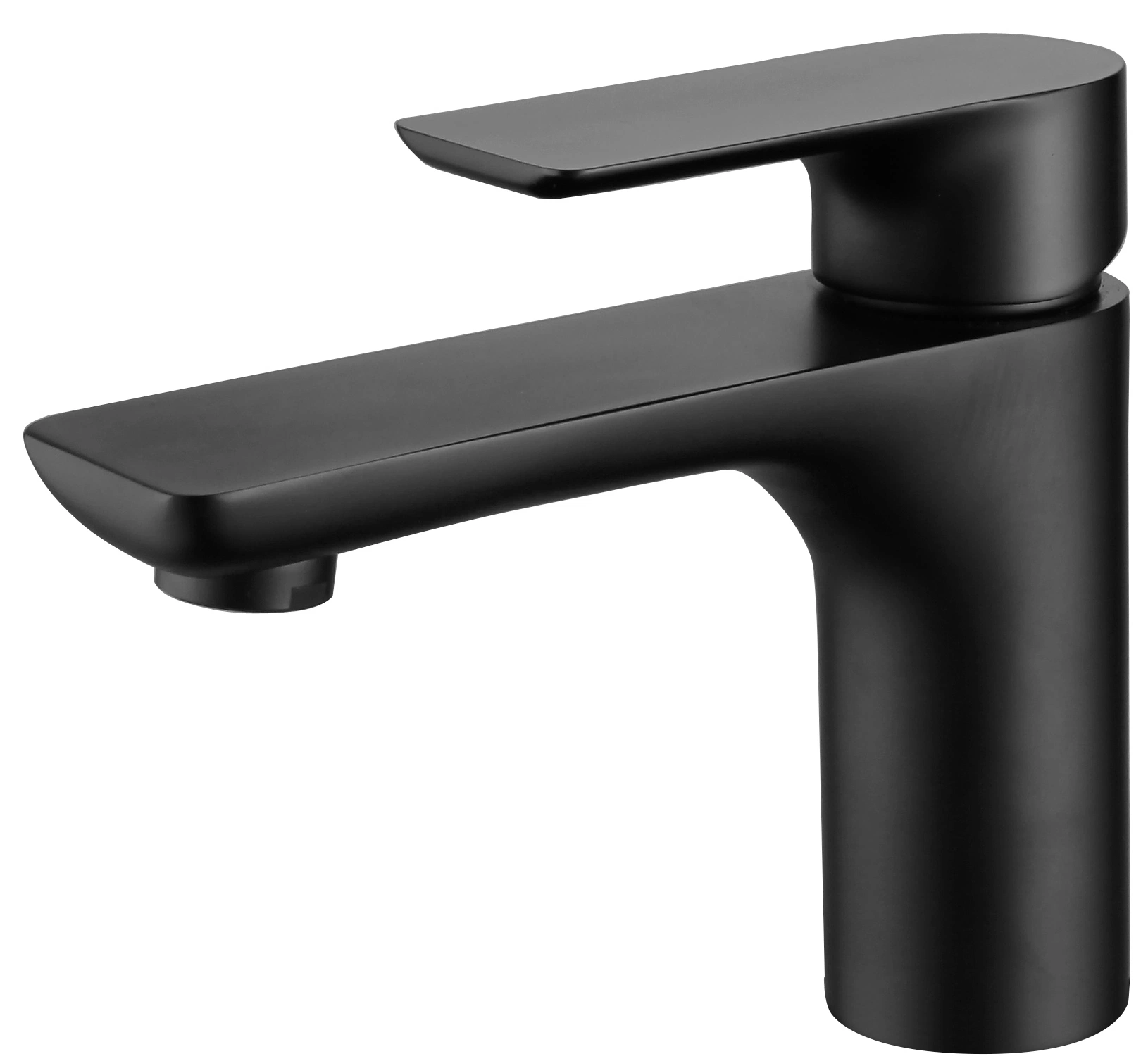 Fontanería Oro cepillado, Metal de pistola cepillado, níquel cepillado, Oro Rosa cepillado, Plated Matt Black Basin Faucet