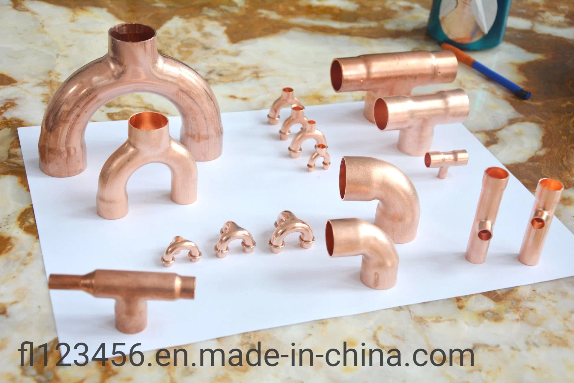 Dispersing Pipe Copper Pipe Joints for Air Conditioning Copper HVAC Fittings