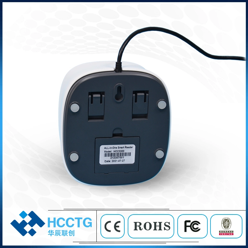 Point of Sale Wire Qr Code Reader USB Barcode Scanner with IC NFC Reader for Retail Store Hcc3300