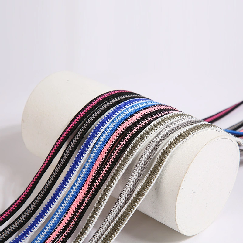 Cordones de zapata plana de poliéster personalizados al por mayor cordones de ganchos estampados Hoodies Cords