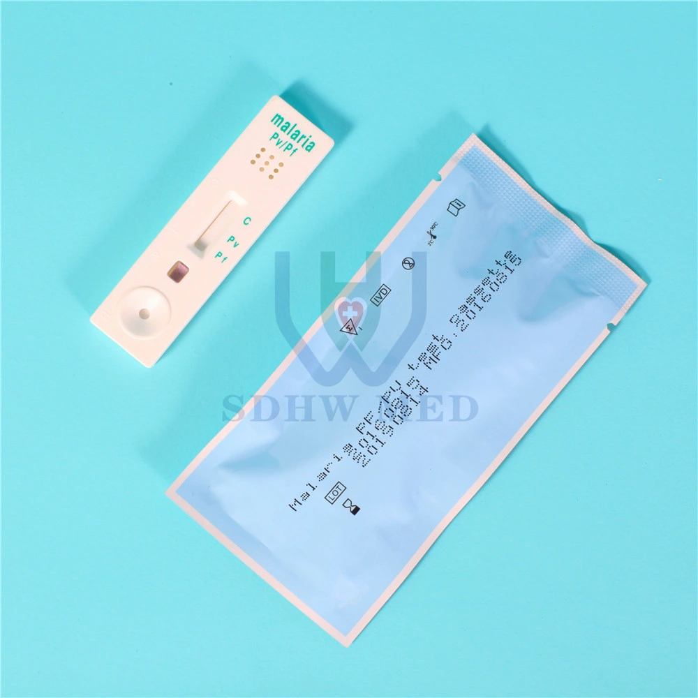 Factory Wholesale/Supplier Malaria PV PF Test Kit Blood Test Cassette