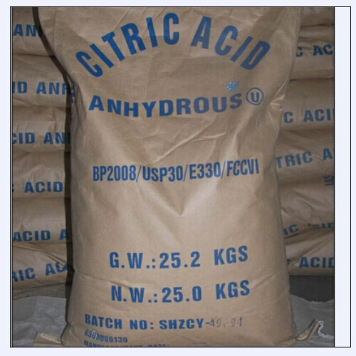 High Qualty Citric Acid Bp98/E330 for Food Grade